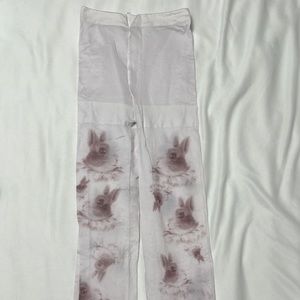 Bunny pantyhose tights